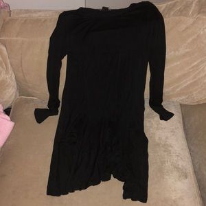 Trendyland Black Pocket T-Shirt Dress